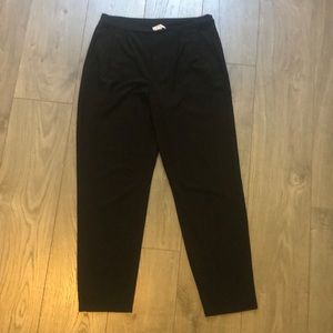 Leith (Nordstrom’s) black soft tapered pant.